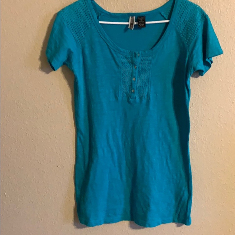 BKE turquoise top size large